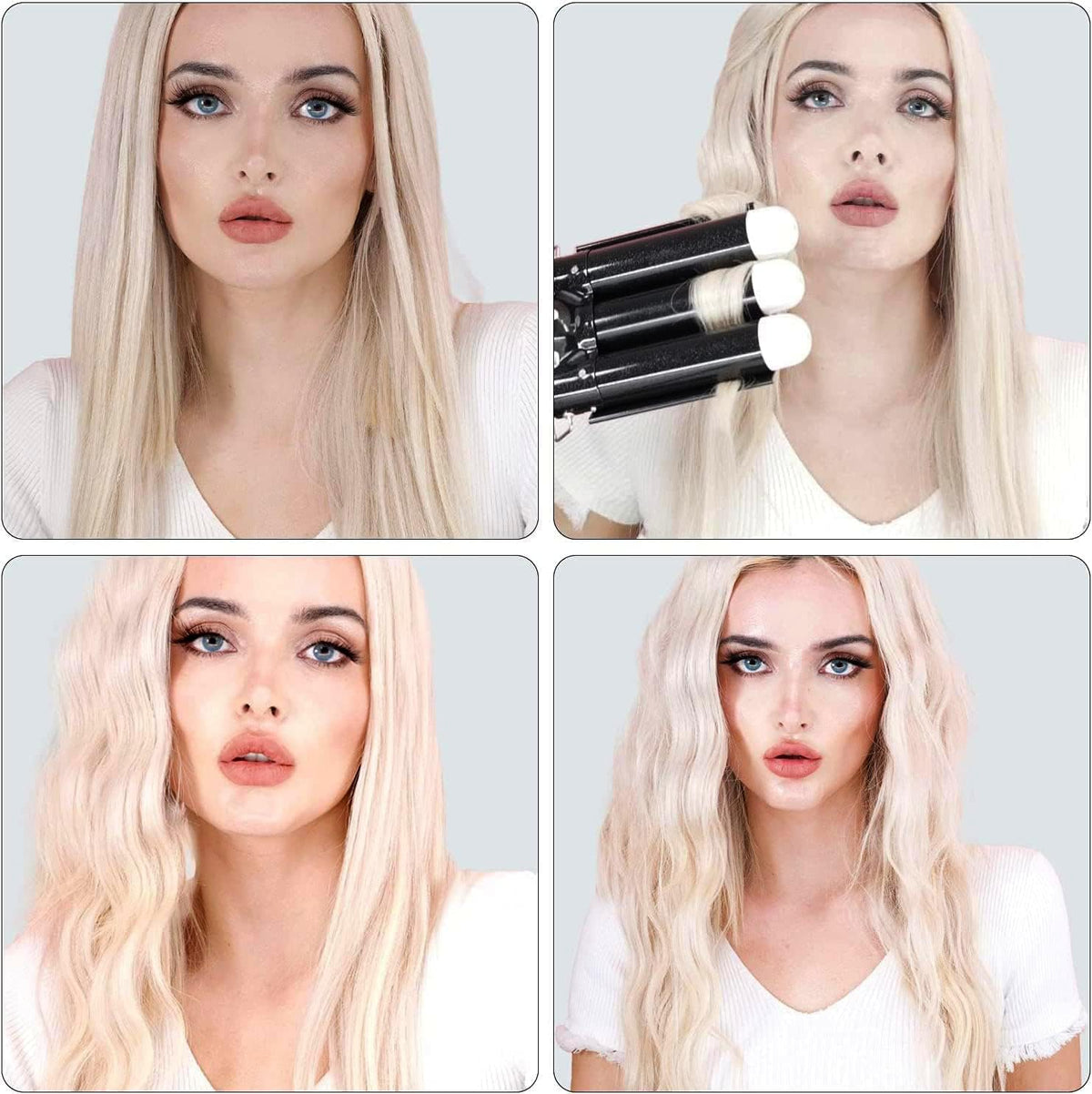 Aleath 3 Barrel Curling Iron in packaging