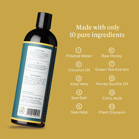 Aleavia Body Cleanse Organic Body Wash 16 Oz back view