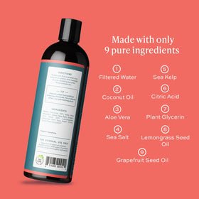 Aleavia Citrus Bliss Body Cleanse showing ingredients list