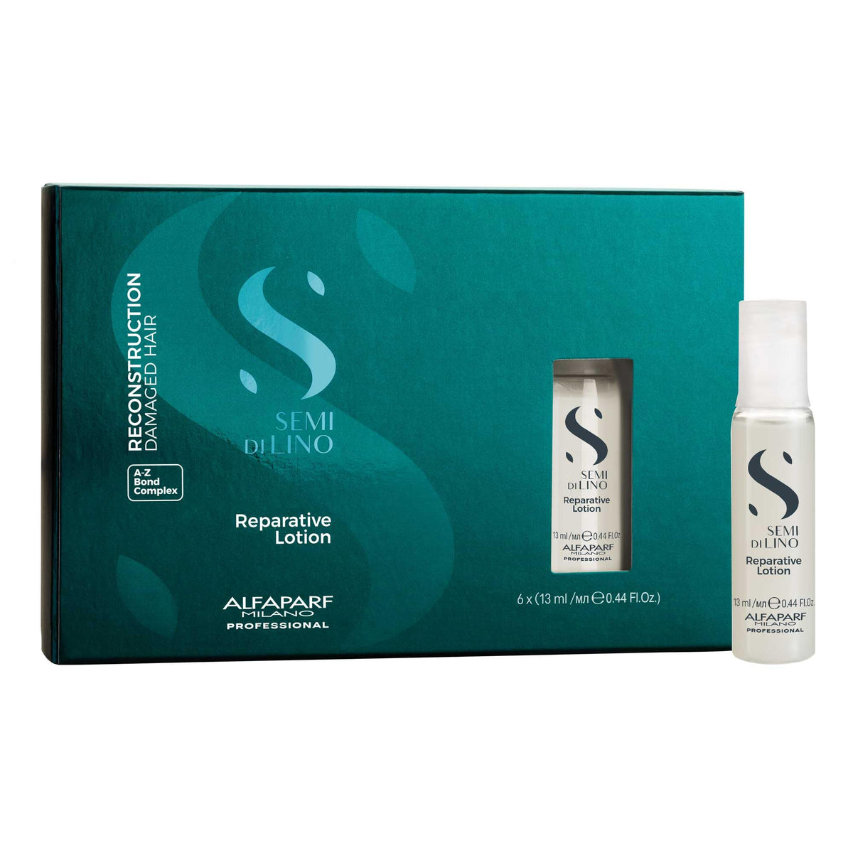 ALFAPARF MILANO Semi di Lino Reconstruction Hair Lotion Vials front view