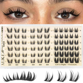 ALICE Bunny Lash Clusters front view with packaging