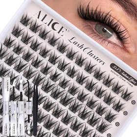ALICE Wispy Lash Clusters Kit front view with packaging
