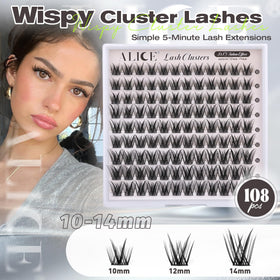 ALICE Wispy Natural Eyelash Clusters packaging