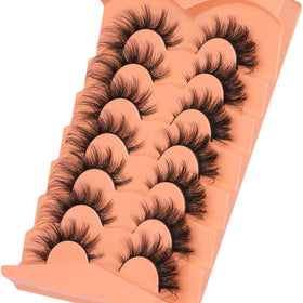 ALICROWN Fox Eye False Eyelashes in a close-up view