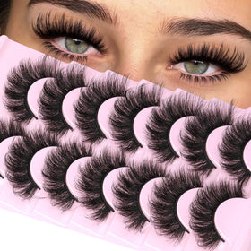 ALICROWN HAIR 20MM dramatic faux mink lashes front view