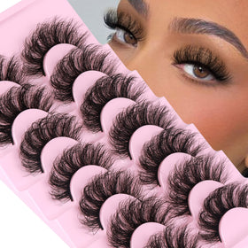 ALICROWN HAIR False Eyelashes 20MM front view with packaging