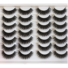 ALICROWN Short Eyelashes front view with natural look