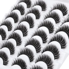 ALICROWN Short Eyelashes in use at a party