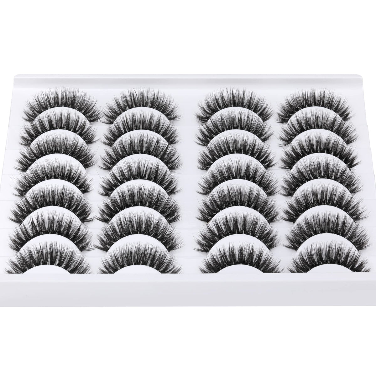 ALICROWN Short Eyelashes with makeup tools