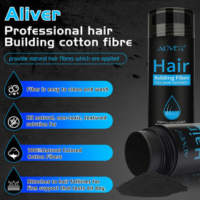 ALIVER Hair Fibers application on thinning hair