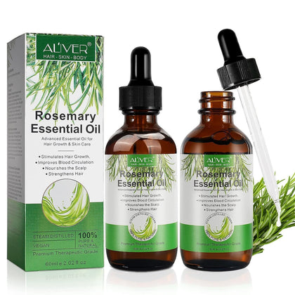 ALIVER Rosemary Essential Oils 2 pack front view