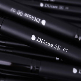 All 27 pieces of DUcare makeup brushes laid out