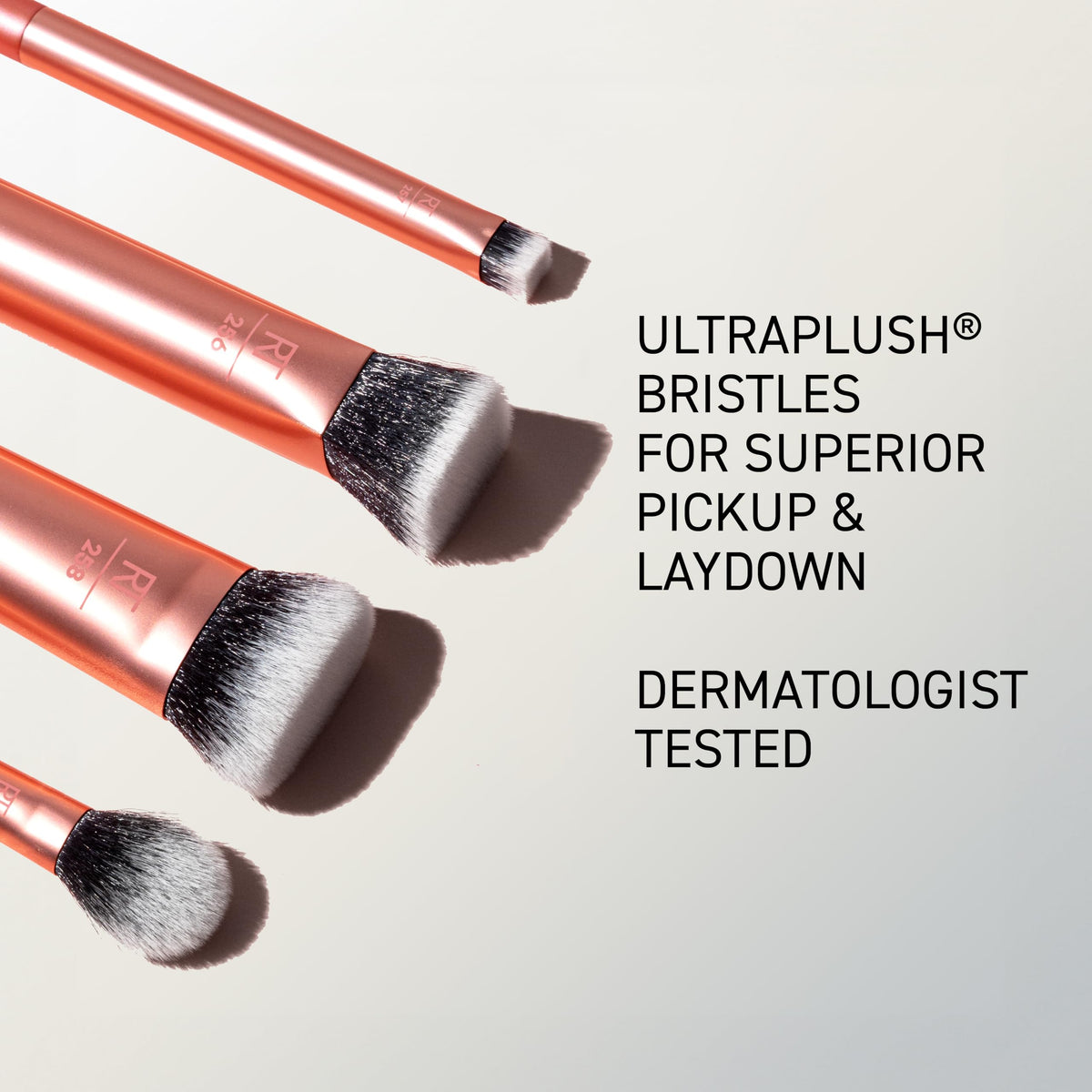 All 4 brushes from Real Techniques Face Base Set