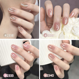 All 6 colours of GAOY Cat Eye Gel Nail Polish displayed