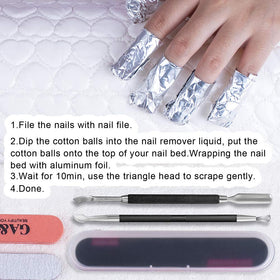 All components of GA&EN Cuticle Pusher Tool Set displayed