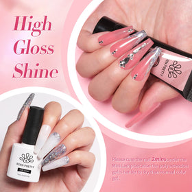 All components of the Born Pretty Poly Nail Extension Gel Kit