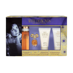 All products from Elizabeth Taylor White Diamonds Gift Set displayed together