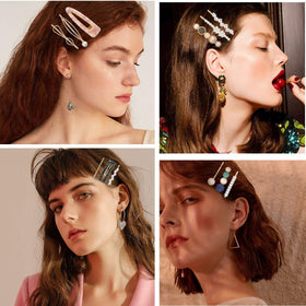 All styles of Mehayi hair clips displayed together