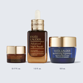 All three products from the Estée Lauder skincare set together