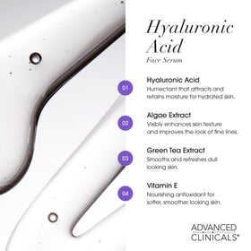 All three serums in Advanced Clinicals Skincare Set displayed together