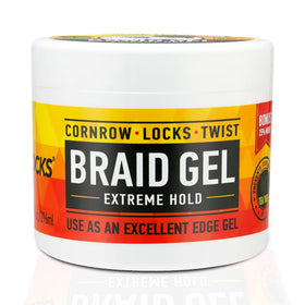 AllDay Locks Braid Gel Extreme Hold 10 oz jar front view