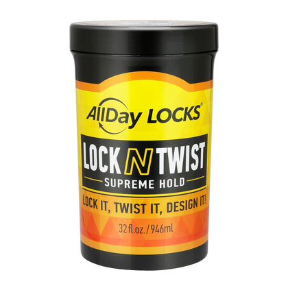 AllDay Locks Lock N Twist Gel 32 oz jar front view