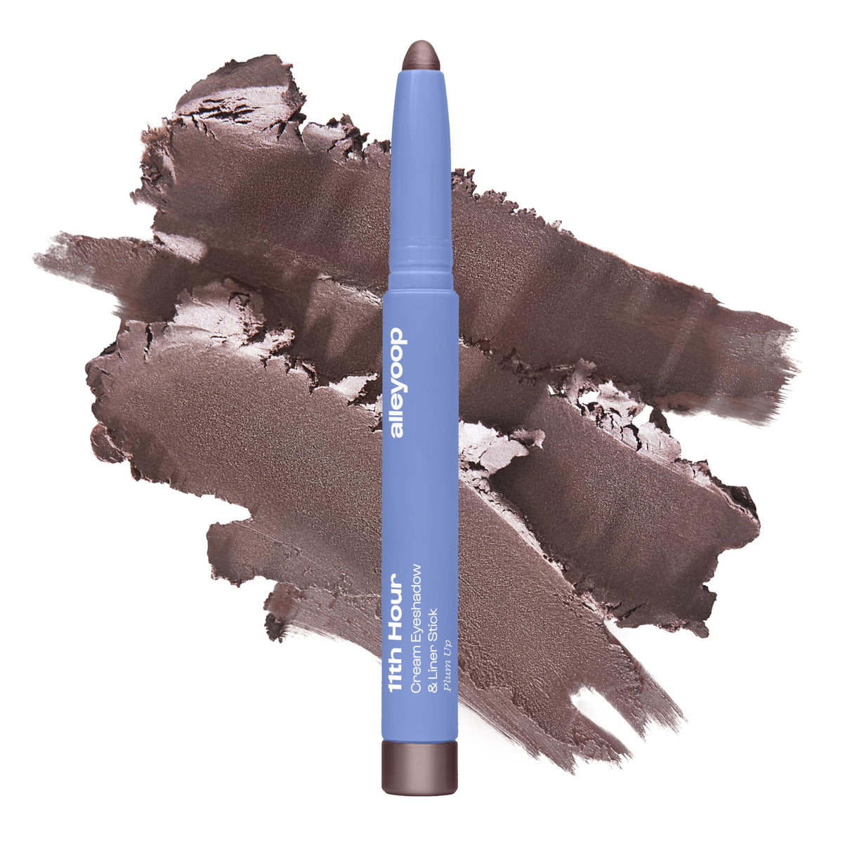 ALLEYOOP 11th Hour Cream Eyeshadow Stick Plum Up front view