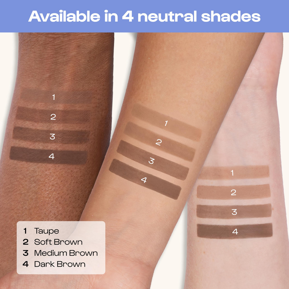 ALLEYOOP Eyebrow Pencil Swift Brow Dark Brown in hand for application
