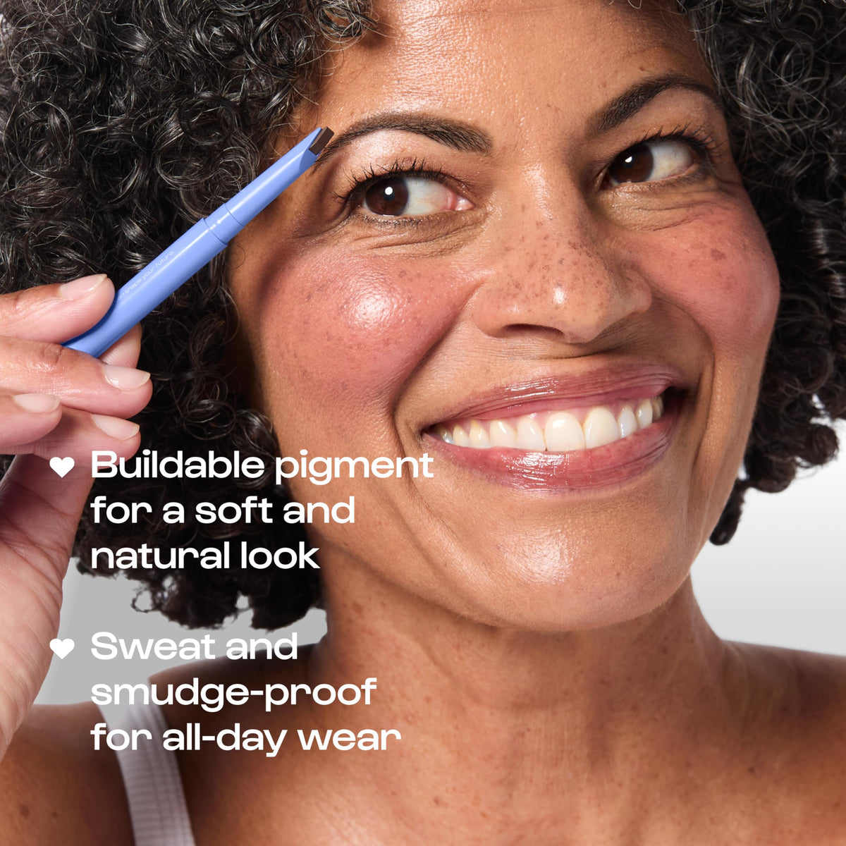 ALLEYOOP Eyebrow Pencil Swift Brow Dark Brown showing fine tip