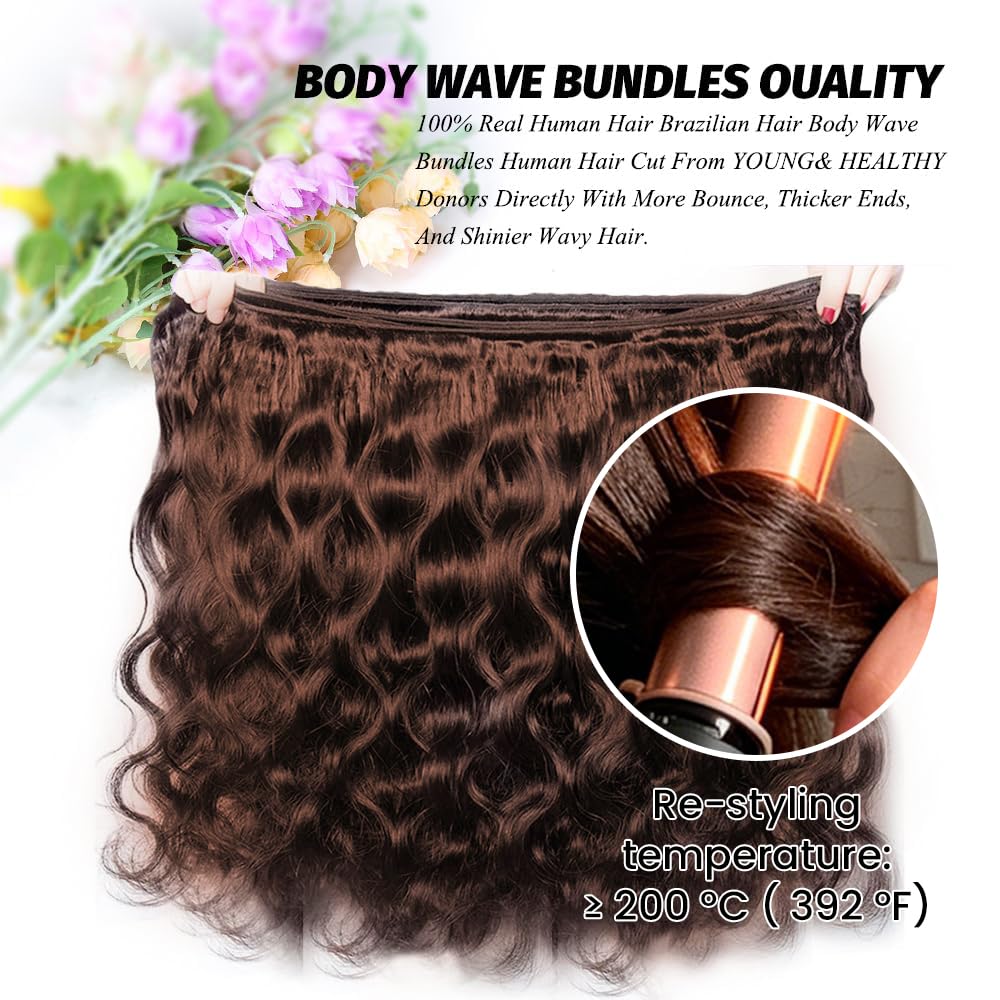ALLRUN Body Wave hair extensions packaging