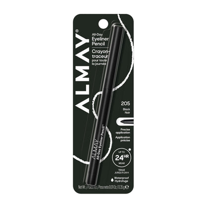 Almay All-Day Eyeliner Pencil 205 Black front view