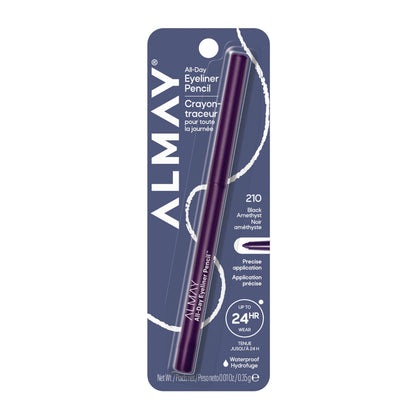 Almay All-Day Eyeliner Pencil 210 Black Amethyst front view