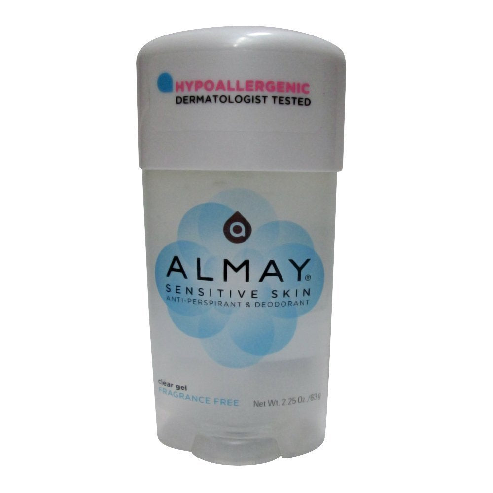 Almay Anti-Perspirant & Deodorant Clear Gel 2.25 oz fragrance-free front view