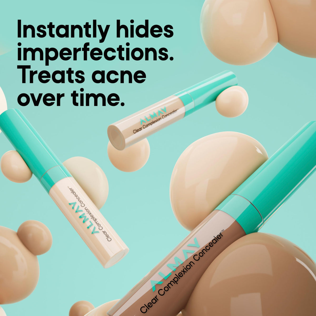 Almay Clear Complexion Concealer 050 shade comparison