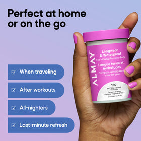 Almay Eye Makeup Remover Pads jar top view