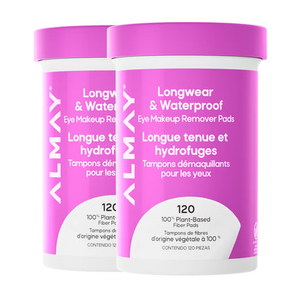 Almay Longwear Waterproof Eye Makeup Remover Pads front view