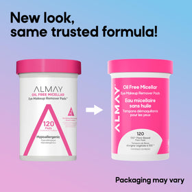 Almay Micellar Eye Makeup Remover Pads ingredients list
