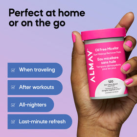 Almay Micellar Eye Makeup Remover Pads with natural extracts