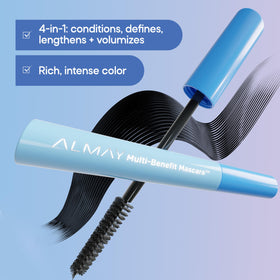 Almay Multi-Benefit Mascara 502 Black brush close-up