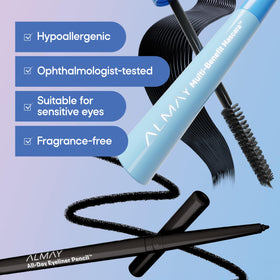 Almay Multi-Benefit Mascara applied on lashes