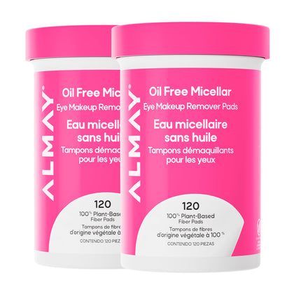 Almay Oil-Free Micellar Eye Makeup Remover Pads front view