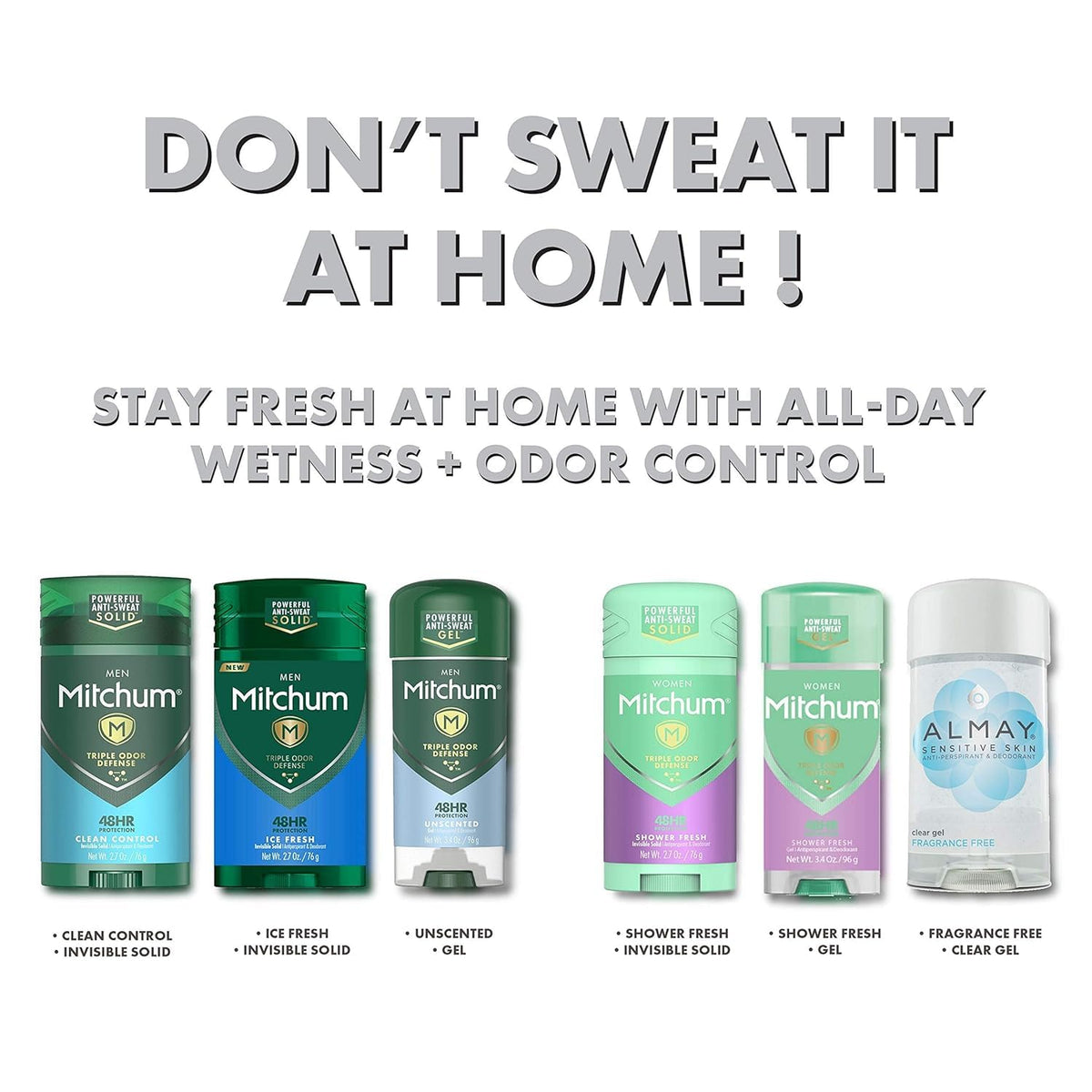 Almay Sensitive Skin Clear Gel Anti-Perspirant Deodorant ingredients list