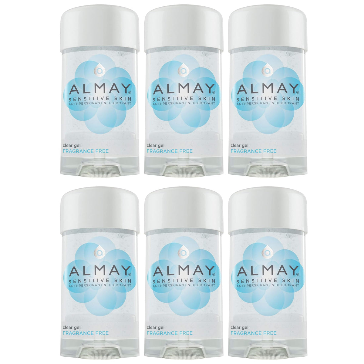 Almay Sensitive Skin Clear Gel Anti-Perspirant Deodorant stick front view