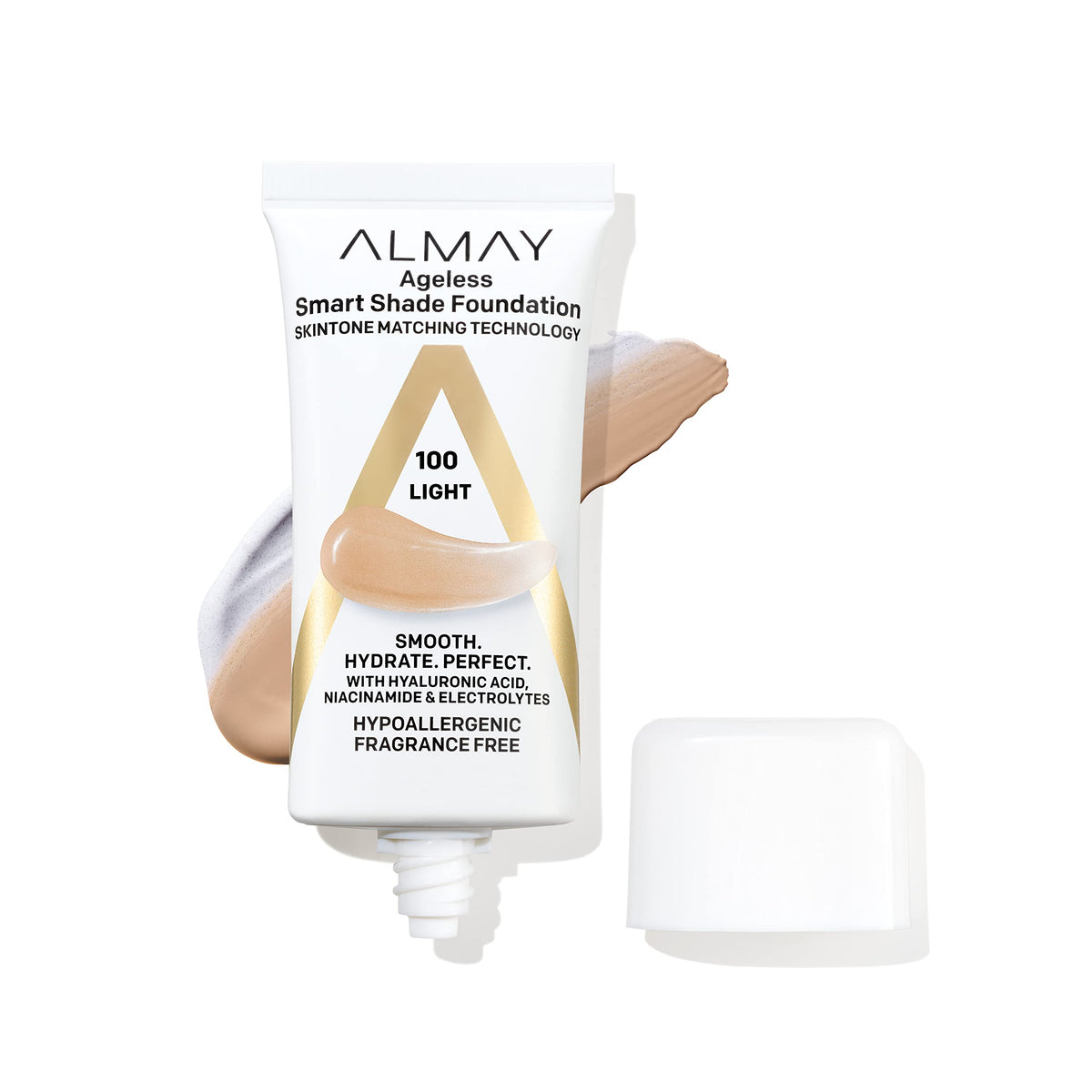 Almay Smart Shade Foundation 100 Light front view