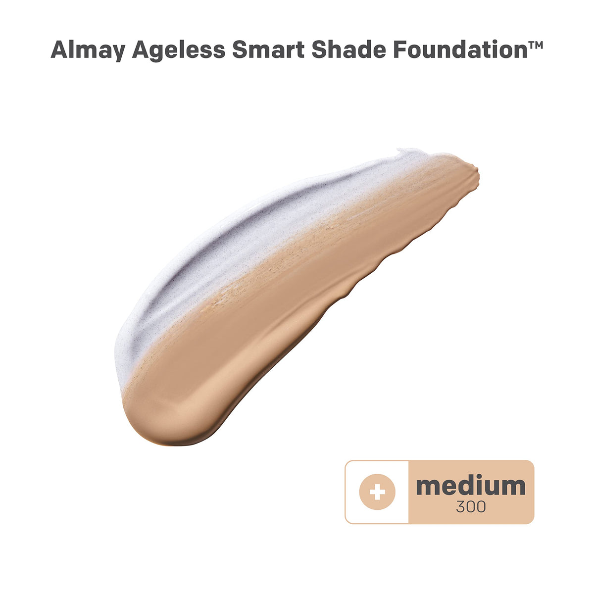 Almay Smart Shade Foundation 300 Medium tube close-up