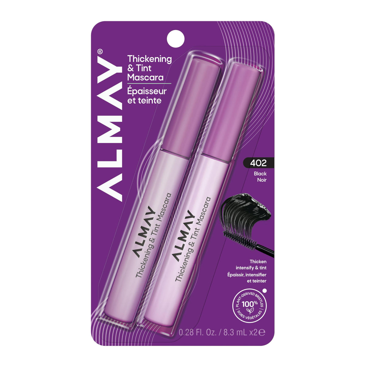 Almay Thickening & Tint Mascara 402 Black front view