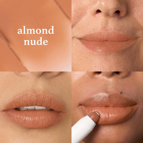 Almond Nude shade of Julep Tinted Lip Balm close-up