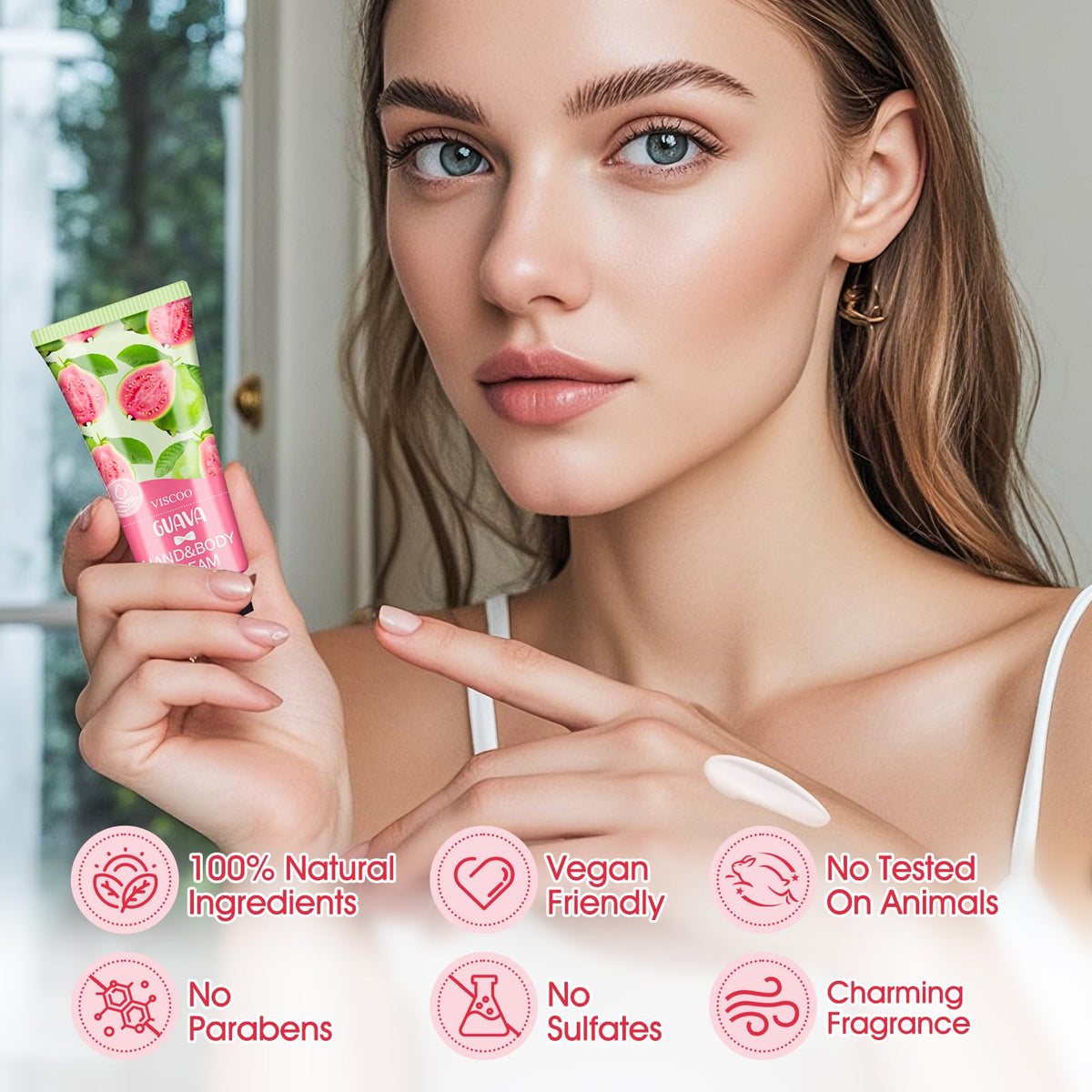 Aloe hand cream included in VISCOO set