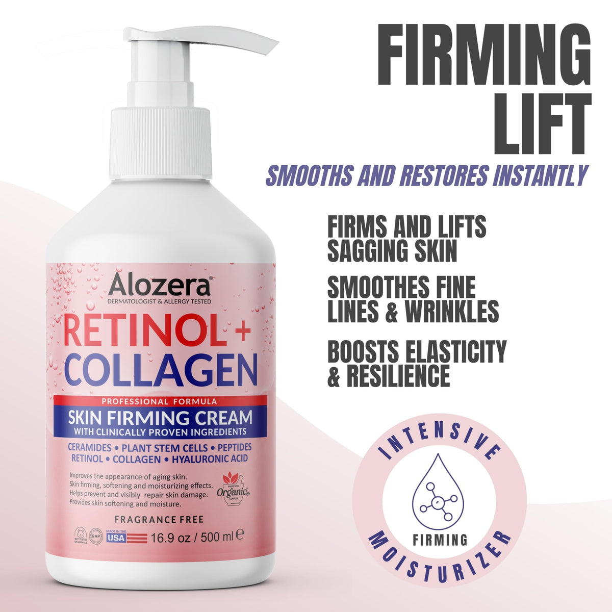 Alozera Firming Body Lotion ingredients list