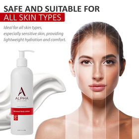 Alpha Revitalizing Body Lotion 12 Oz on a clean surface